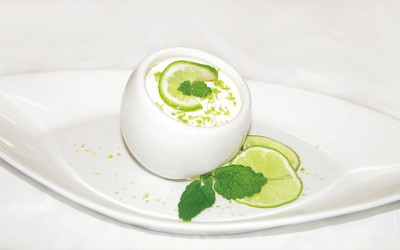 Buttermilch-Limetten-Creme